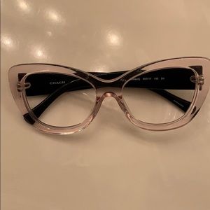 Coach light pink coach glasses frames